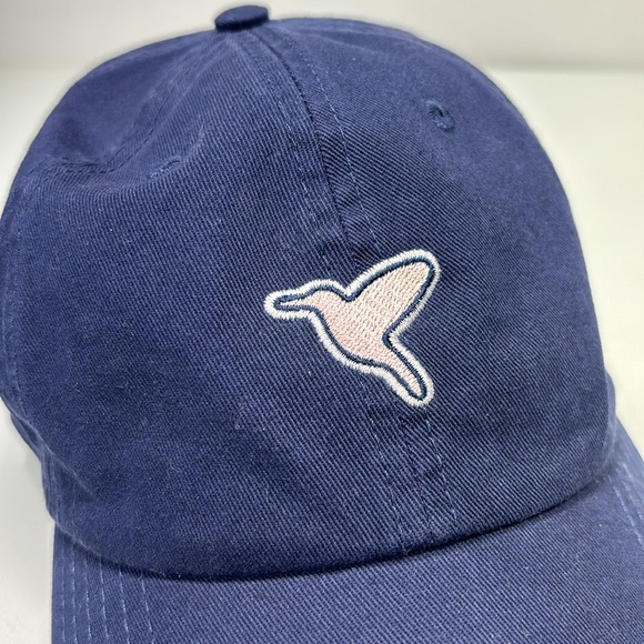 Birddogs Free the Bird Hat Baseball Cap Navy Blue Blush Pink - Picture 4 of 11